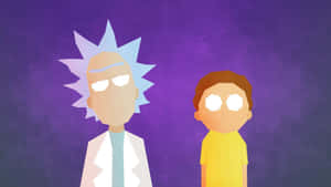 Join Rick And Morty On Their Hilarious Interdimensional Adventures Wallpaper