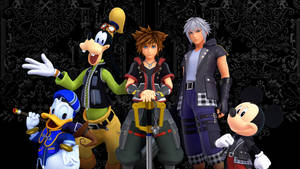 Join Sora And Mickey On A Magical Adventure In Kingdom Hearts 3 Wallpaper