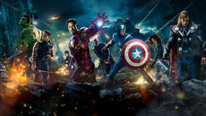 Join The Avengers As They Unite To Bring Justice In The World. Wallpaper