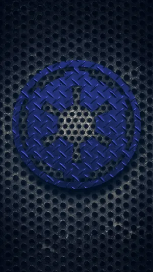 Join The Dark Side Of The Force With The Iconic Star Wars Empire Logo Wallpaper