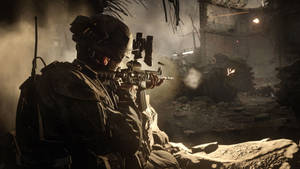 Join The Fight With Call Of Duty Modern Warfare Wallpaper