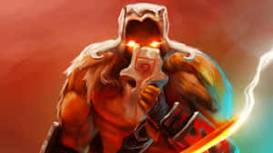 Join The Juggernaut In Dota 2 - A Fearsome Display Of Power Wallpaper