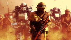 Join The New California Republic In Fallout: New Vegas. Wallpaper