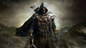 Join The Ranks Of The Elder Scrolls Online Assassin Wallpaper