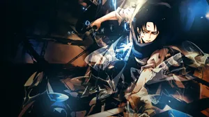 Join The Scout Regiment With Levi Ackerman Wallpaper