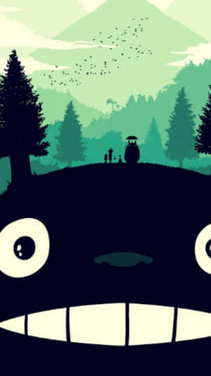 Join The World Of Studio Ghibli Through Mobile Wallpaper