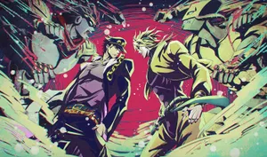 Jojo Bizarre Adventure Diavolo And Dio Brando Wallpaper