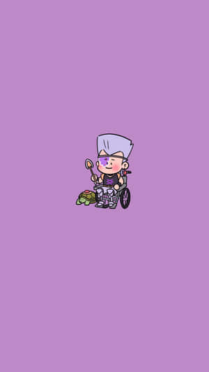 Jojos Bizarre Adventure Iphone Chibi Jean Pierre Polnareff Wallpaper