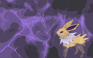 Jolteon In Thunderstorm Wallpaper