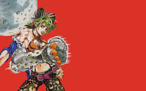 Jolyne Cujoh From Jojo Manga Fanart Wallpaper