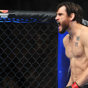 Jon Fitch Side View Screaming Wallpaper
