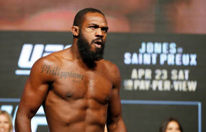 Jon Jones Game Face On Wallpaper