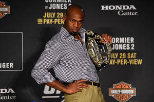 Jon Jones Strike A Pose Wallpaper