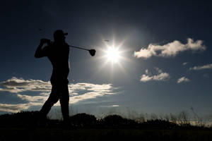 Jon Rahm's Silhouette Wallpaper