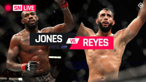 Jonesvs Reyes U F C Fight Promotion Wallpaper