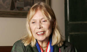 Joni Mitchell Famous Folk Singer Wallpaper