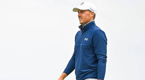 Jordan Spieth In Blue Under Armour Wallpaper