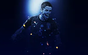 Jorge Luiz Frello Filho Celebrating Dark Blue Wallpaper