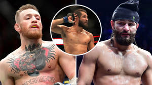 Jorge Masvidal Conor Mcgregor Collage Wallpaper