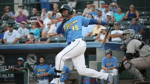 Jorge Soler Blue Uniform Wallpaper