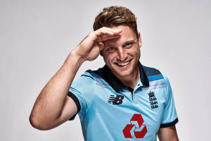 Jos Buttler Salute Pose Wallpaper