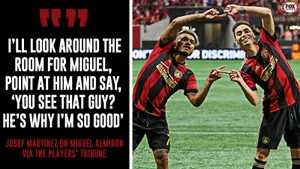 Josef Martinez And Miguel Almiron In Action For Atlanta United Fc Wallpaper