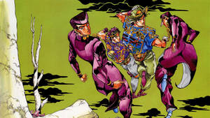 Josuke Higashikata From Jojo's Bizarre Adventure Wallpaper