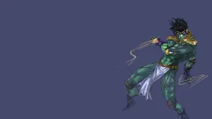 Jotaro Kujo And His Stand, Star Platinum Wallpaper
