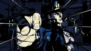 Jotaro Kujo Is Ready To Battle. Wallpaper