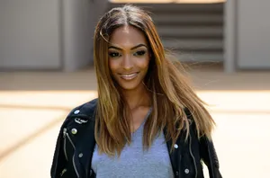 Jourdan Dunn Smiling Outdoors Wallpaper
