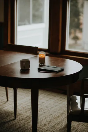 Journal On A Table Wallpaper
