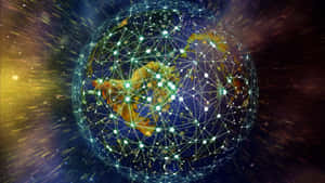 Journey Through Psychedelic Space Wallpaper