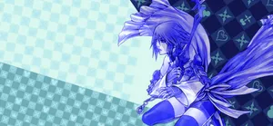Journey Through The Land Of Departure With Kingdom Hearts Aqua Wallpaper