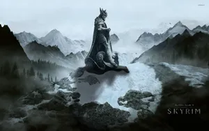 Journey Through The Northern Most Reaches Of Tamriel In The Elder Scrolls V: Skyrim Wallpaper