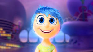 Joy Big Blue Eyes Inside Out Wallpaper