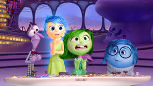 Joy Inside Out By Disney Wallpaper