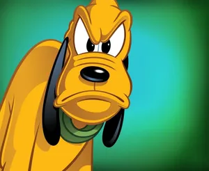 Joyful Pluto At Disneyland Wallpaper