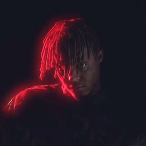 Juice Wrld 999 Neon Red Wallpaper