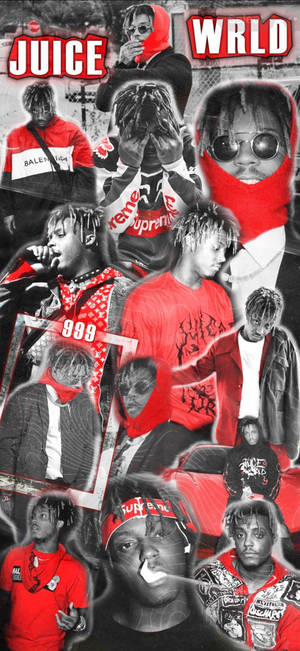 Juice Wrld Red Aesthetic Phone Wallpaper