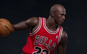 Jump Into Style With The Red Jordan Collection Wallpaper
