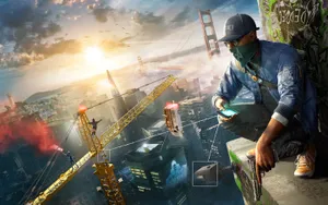 Jump Into The City Of Chicago With Watch Dogs Wallpaper