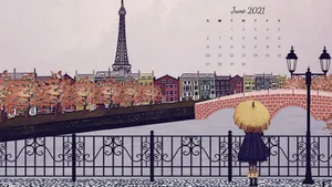 June 2021 Calendar Iphone Lock Screen Wallpaper