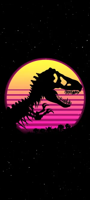 Jurassic World Black Background Wallpaper