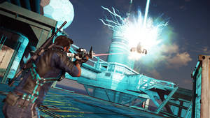 Just Cause 2 Laser Gun Flash Wallpaper