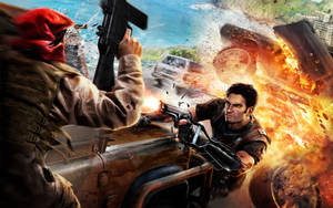 Just Cause 2 Shootout Wallpaper