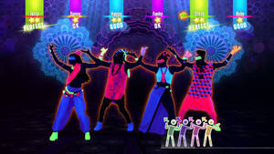 Just Dance 2017 Dancers In Festival Attire Wallpaper