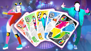 Just Dance Uno Cards Wallpaper