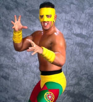 Justin Credible Yellow Posing Wallpaper
