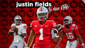 Justin Fields: Proving He Belongs In The Nfl Wallpaper