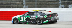 Justin Haley Black And Green Car Wallpaper